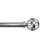 Versailles - Esencial Atlas Curtain Rod Set, Adjustable Length, Silver (2 Sizes Available) - - Mounts For Less