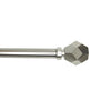 Versailles - Esencial Convex Curtain Rod Set, Adjustable Length, Silver (2 Sizes Available) - - Mounts For Less