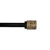 Versailles - Esencial Cork Curtain Rod Set, Adjustable Length, Black (2 Sizes Available) - - Mounts For Less
