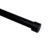 Versailles - Esencial Kepi Curtain Rod Set, Adjustable Length, Black (2 Sizes Available) - - Mounts For Less