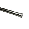 Versailles - Esencial Kepi Curtain Rod Set, Adjustable Length, Silver (2 Sizes Available) - - Mounts For Less
