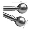 Versailles - Essential Orb Curtain Rod Set, Adjustable Length, Gold (2 Sizes Available) - - Mounts For Less