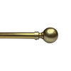 Versailles - Essential Orb Curtain Rod Set, Adjustable Length, Gold (2 Sizes Available) - - Mounts For Less
