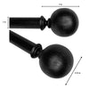 Versailles - Heirloom Curtain Rod Set, Adjustable Length, Brass (2 Sizes Available) - - Mounts For Less