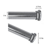 Versailles - Imperial Corona Curtain Rod Set, Adjustable Length, Silver (2 Sizes Available) - - Mounts For Less