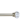 Versailles - Imperial Regal Curtain Rod Set, Adjustable Length, Silver (2 Sizes Available) - - Mounts For Less