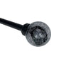 Versailles - Industria Mercury Curtain Rod Set, Adjustable Length, Black (2 Sizes Available) - - Mounts For Less