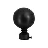 Versailles - Lexington Ball Curtain Rod Set, Adjustable Length, Black (3 Sizes Available) - - Mounts For Less