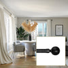 Versailles - Lexington Ball Curtain Rod Set, Adjustable Length, Black (3 Sizes Available) - - Mounts For Less