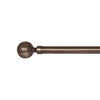 Versailles - Lexington Ball Curtain Rod Set, Adjustable Length, Bronze (3 Sizes Available) - - Mounts For Less