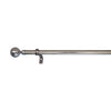 Versailles - Lexington Ball Curtain Rod Set, Adjustable Length, Silver (3 Sizes Available) - - Mounts For Less
