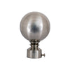 Versailles - Lexington Ball Curtain Rod Set, Adjustable Length, Silver (3 Sizes Available) - - Mounts For Less