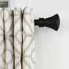 Versailles - Lexington Flare Curtain Rod Set, Adjustable Length, Black (3 Sizes Available) - - Mounts For Less