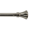 Versailles - Lexington Flare Curtain Rod Set, Adjustable Length, Silver (3 Sizes Available) - - Mounts For Less