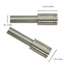 Versailles - Lexington Ringlets Curtain Rod Set, Adjustable Length, Silver (2 Sizes Available) - - Mounts For Less
