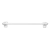 Versailles - Magnetic Curtain Rod, Adjustable Length from 15" to 28", White - - Mounts For Less