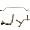Versailles - Oriel Bay Window Curtain Rod Set, 43" to 78", Silver - - Mounts For Less