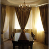 Versailles - Oriel Bay Window Curtain Rod Set, 43" to 78", Silver - - Mounts For Less