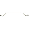 Versailles - Oriel Bay Window Curtain Rod Set, 43" to 78", Silver - - Mounts For Less
