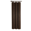 Versailles - Ring Top Bamboo Curtain Panel, Brass Grommets, 40" x 63", Espresso - - Mounts For Less
