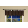 Versailles - Ring Top Bamboo Valance, Brass Grommets, 48" x 12", Espresso - - Mounts For Less