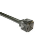 Versailles - Scencillo Boxy Curtain Rod Set, Adjustable Length, Silver (2 Sizes Available) - - Mounts For Less