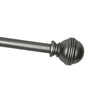 Versailles - Scencillo Circa Curtain Rod Set, Adjustable Length, Antique Silver (2 Sizes Available) - - Mounts For Less