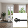 Versailles - Scencillo Circa Curtain Rod Set, Adjustable Length, Silver (2 Sizes Available) - - Mounts For Less