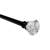Versailles - Scencillo Tulip Curtain Rod Set, Adjustable Length, Black (2 Sizes Available) - - Mounts For Less