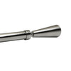 Versailles - Sculpted Cone Finial Curtain Rod Set, Adjustable Length, Silver (2 Sizes Available) - - Mounts For Less