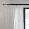 Versailles - Sculpted Cone Finial Curtain Rod Set, Adjustable Length, Silver (2 Sizes Available) - - Mounts For Less