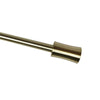 Versailles - Sculpted Corset Finial Curtain Rod Set, Adjustable Length, Gold (2 Sizes Available) - - Mounts For Less