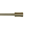 Versailles - Sculpted Corset Finial Curtain Rod Set, Adjustable Length, Gold (2 Sizes Available) - - Mounts For Less