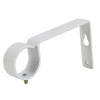 Versailles - Set of 2 Curtain Rod Brackets, Wall or Ceiling Installation, White - - Mounts For Less