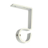 Versailles - Set of 2 Curtain Rod Brackets, Wall or Ceiling Installation, White - - Mounts For Less