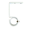 Versailles - Set of 2 Curtain Rod Brackets, Wall or Ceiling Installation, White - - Mounts For Less