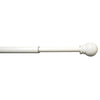 Versailles - Set of 2 Swivel Curtain Arms, Adjustable Length, White (Available in 2 Sizes) - - Mounts For Less