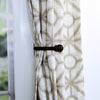 Versailles - Set of 2 Universal Curtain Holdbacks, Brown - - Mounts For Less