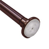Versailles - Stainless Steel Curtain Tension Rod, Indoor/Outdoor, Adjustable Length, Brown (3 Sizes Available) - - Mounts For Less