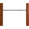 Versailles - Stainless Steel Curtain Tension Rod, Indoor/Outdoor, Adjustable Length, Brown (3 Sizes Available) - - Mounts For Less