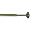 Versailles - Tension Curtain Rod, Adjustable Length, Tool-Free Installation, Brass (3 Sizes Available) - - Mounts For Less