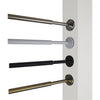 Versailles - Tension Curtain Rod, Adjustable Length, Tool-Free Installation, Silver (3 Sizes Available) - - Mounts For Less