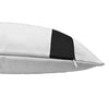 Versailles - Valentina Cushion Cover, 14" x 20", Machine Washable, Black - - Mounts For Less