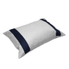 Versailles - Valentina Cushion Cover, 14" x 20", Machine Washable, Blue - - Mounts For Less