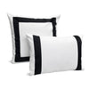 Versailles - Valentina Cushion Cover, 20" x 20", Machine Washable, Black - - Mounts For Less