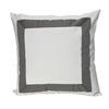 Versailles - Valentina Cushion Cover, 20" x 20", Machine Washable, Grey - - Mounts For Less