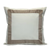 Versailles - Valentina Cushion Cover, 20" x 20", Machine Washable, Taupe - - Mounts For Less