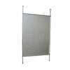 Versailles - Woven Paper Privacy Panel, 48" x 72", Adjustable Height, Grey - - Mounts For Less