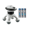 WAHL - Mini Portable Muscle Pain Massager, 4 Vibrating Nodes, White - 65-311365 - Mounts For Less
