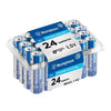 Westinghouse - Set of 24 AA Alkaline Dynamo Batteries with Storage Case - 78-132824 - Mounts For Less
